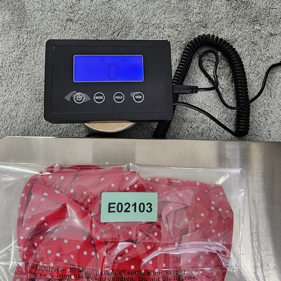 Buckle Willow & Root Top Womens M Red White Polka Dot Ruched Ruffle Tank Keyhole - Picture 9 of 9